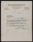 Business letter from Elisha Webb and Son Co. to Oscar E. DuRant